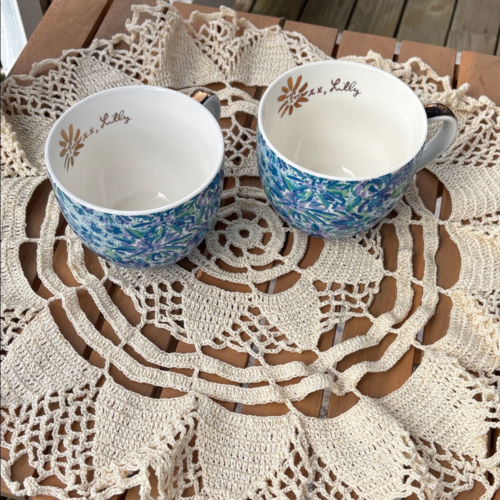 2 Lilly Pulitzer Coffee Mugs